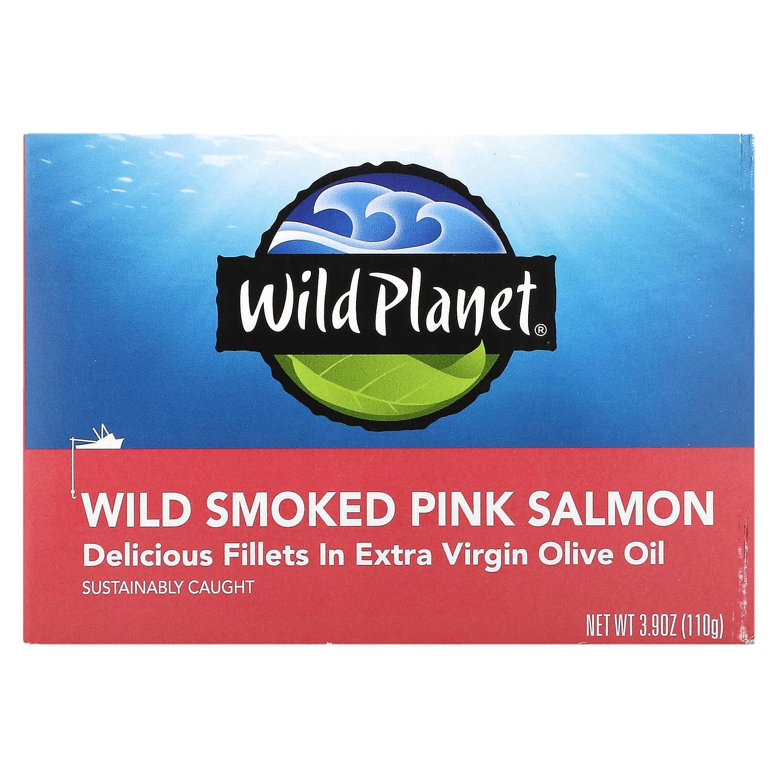 Wild Planet-Wild Smoked Pink Salmon-3.9 oz (110 g)