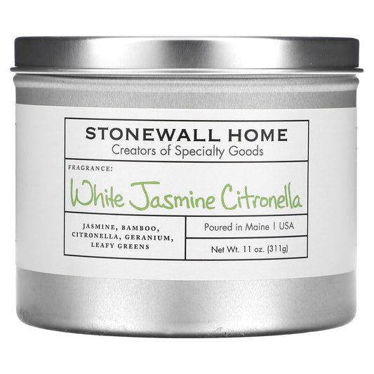 Stonewall Kitchen-Home Candle-White Jasmine Citronella-11 oz (311 g)