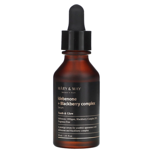 Mary & May-Idebenone + Blackberry Complex Serum-1.01 fl oz (30 ml)