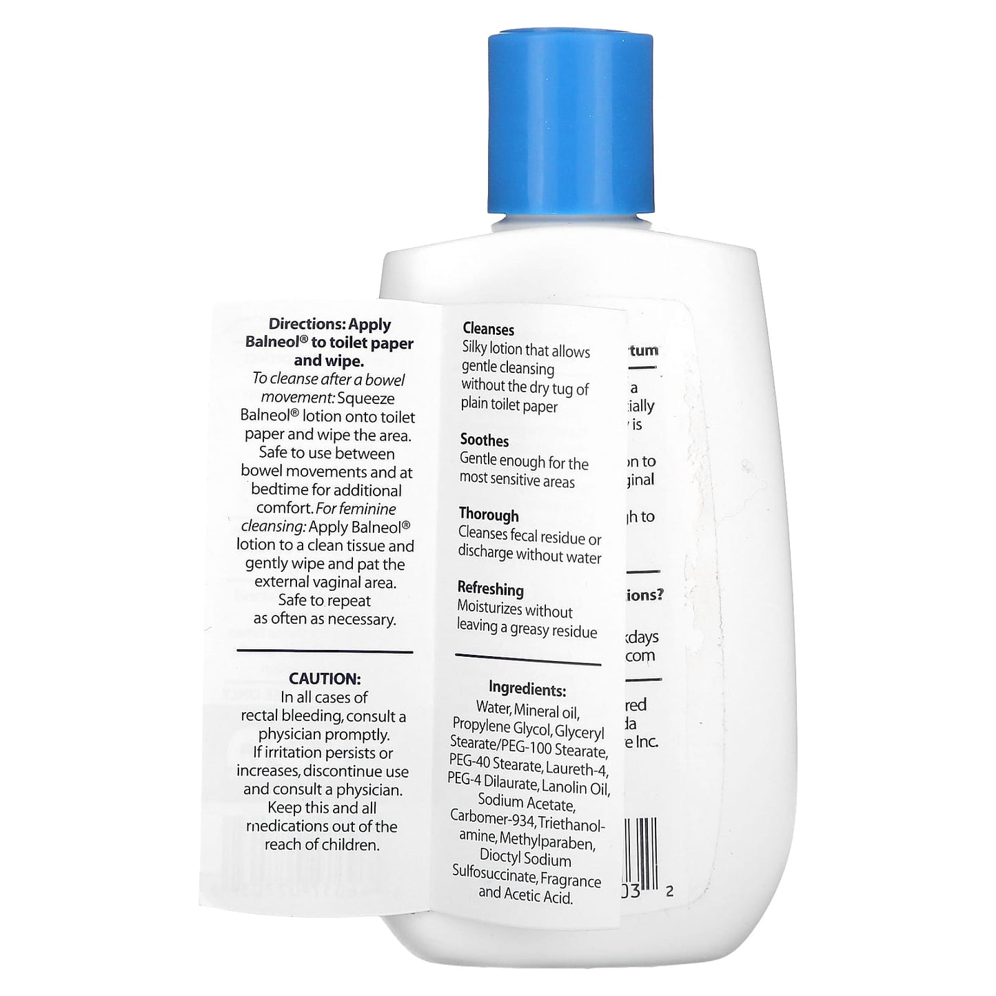 Balneol, Hygienic Cleansing Lotion, 3 fl oz (89 ml)