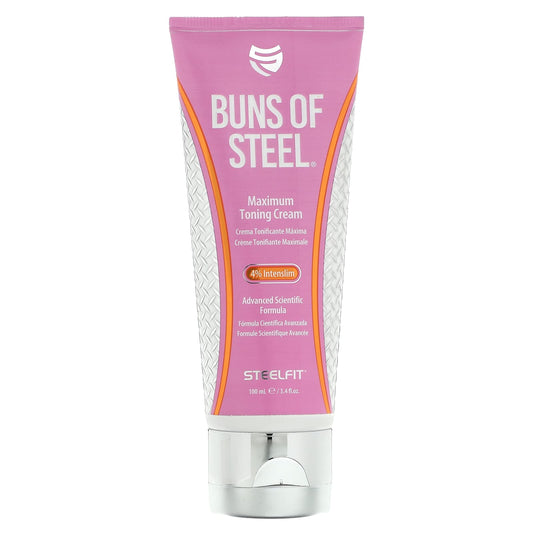 SteelFit-Buns Of Steel-Maximum Toning Cream-3.4 fl oz (100 ml)