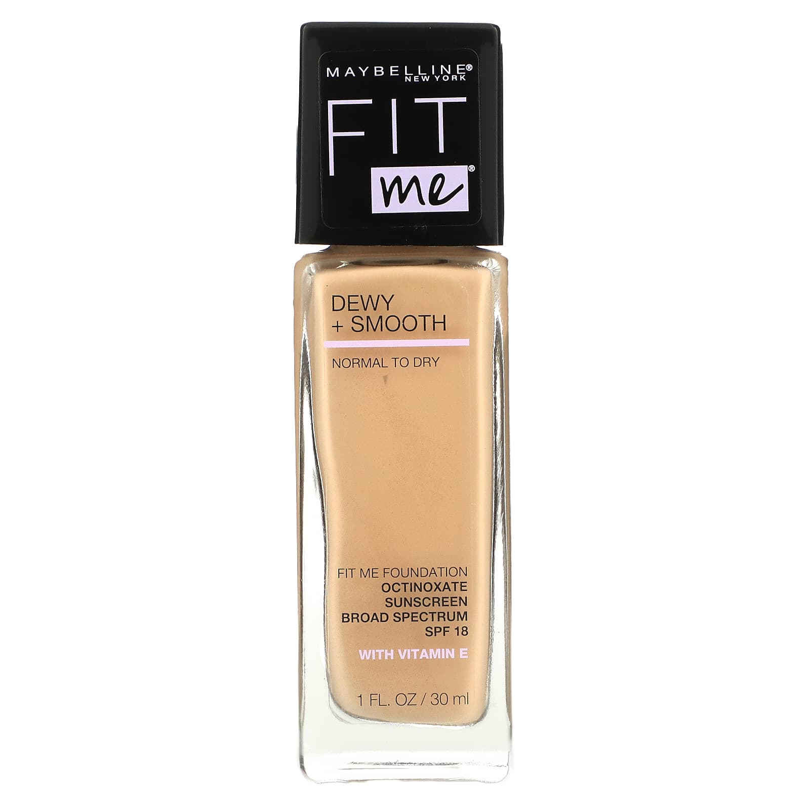 Maybelline-Fit Me-Dewy + Smooth Foundation-120 Classic Ivory-1 fl oz (30 ml)