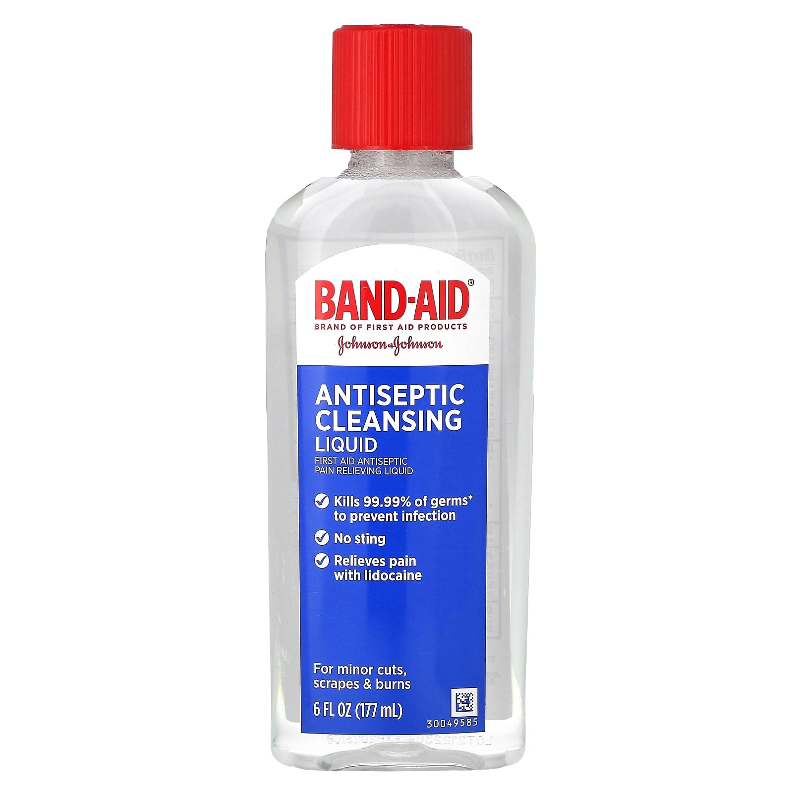 Band Aid-Antiseptic Cleansing Liquid-6 fl oz (177 ml)