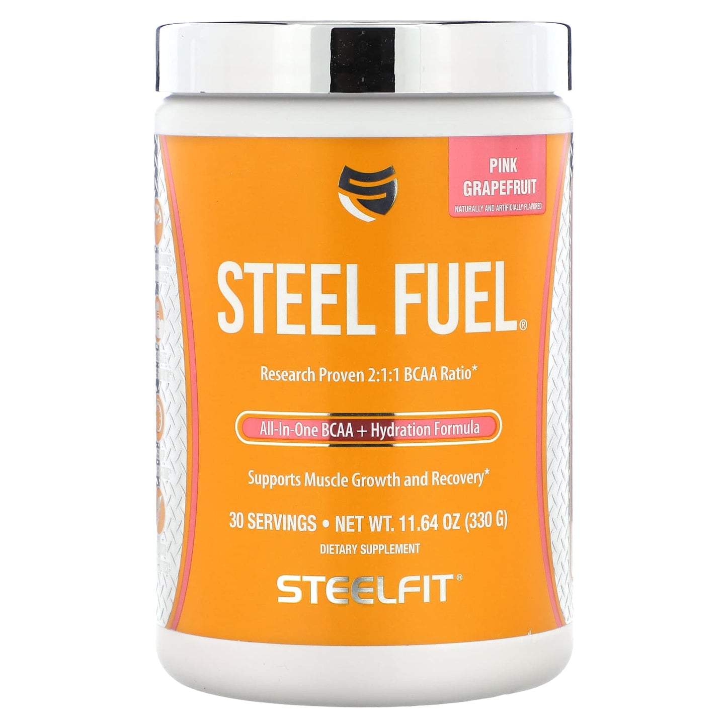 SteelFit-Steel Fuel-Pink Grapefruit-11.64 oz (330 g)