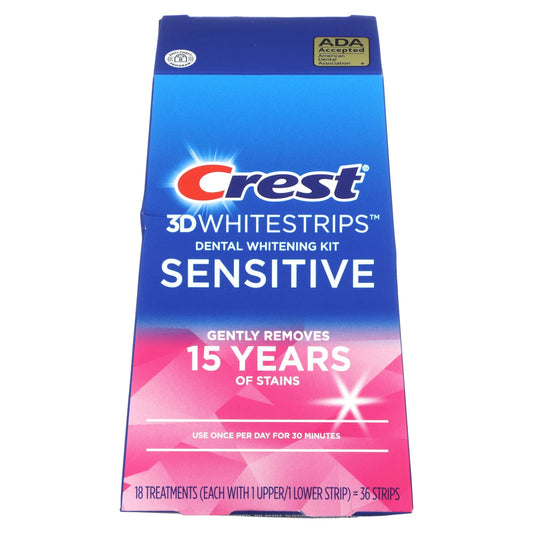 Crest-3D Whitestrips Dental Whitening Kit-Sensitive-36 Strips