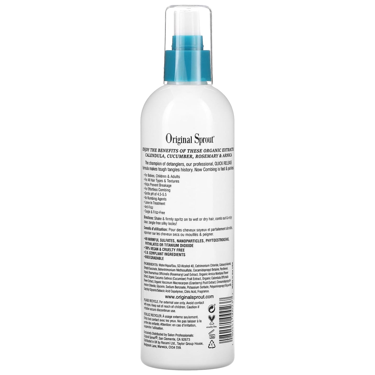 Original Sprout, Classic Collection, Miracle Detangler, 12 fl oz (354 ml)