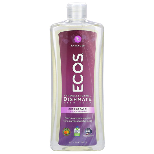 Earth Friendly Products-Dishmate Dish Soap-Lavender-25 fl oz (739 ml)