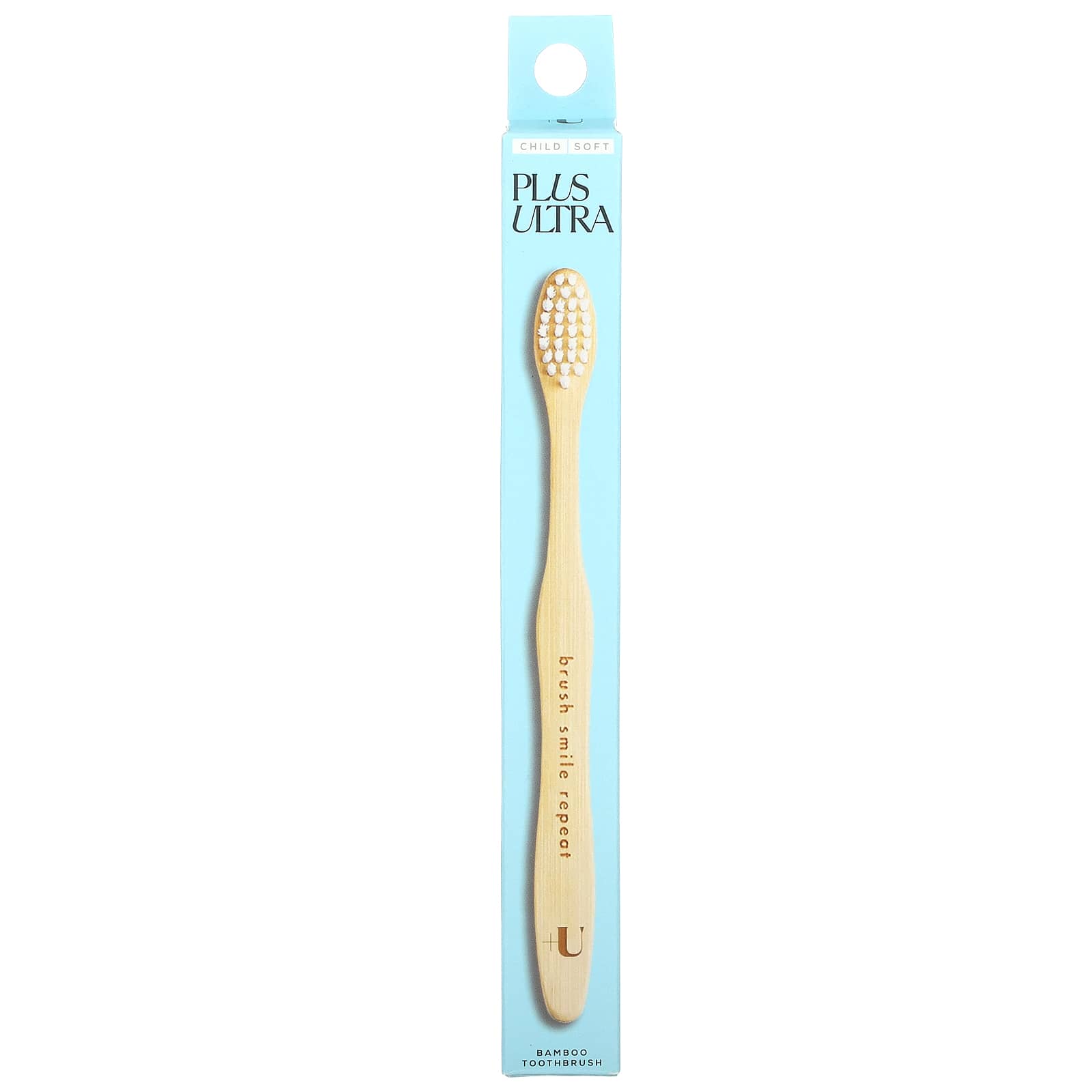 Plus Ultra-Bamboo Toothbrush-Brush Smile Repeat-Child-Soft-1 Toothbrush