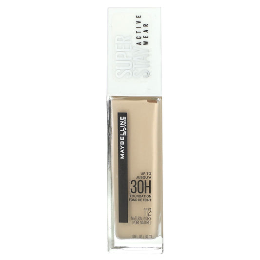 Maybelline-Super Stay-Active Wear Foundation-112 Natural Ivory-1 fl oz (30 ml)