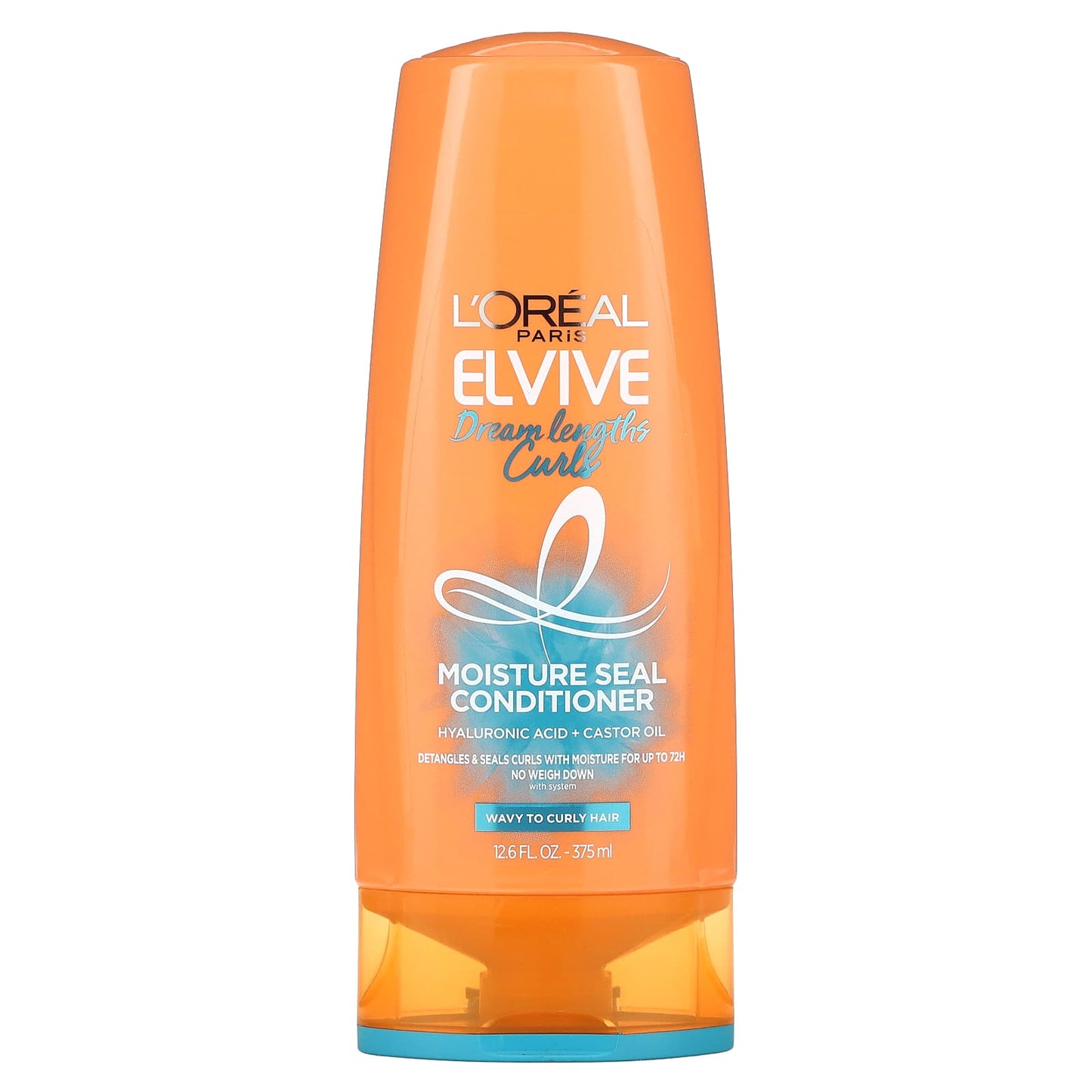 L'Oréal-Elvive-Dream Lengths Curls-Moisture Seal Conditioner-Wavy to Curly Hair-12.6 fl oz (375 ml)