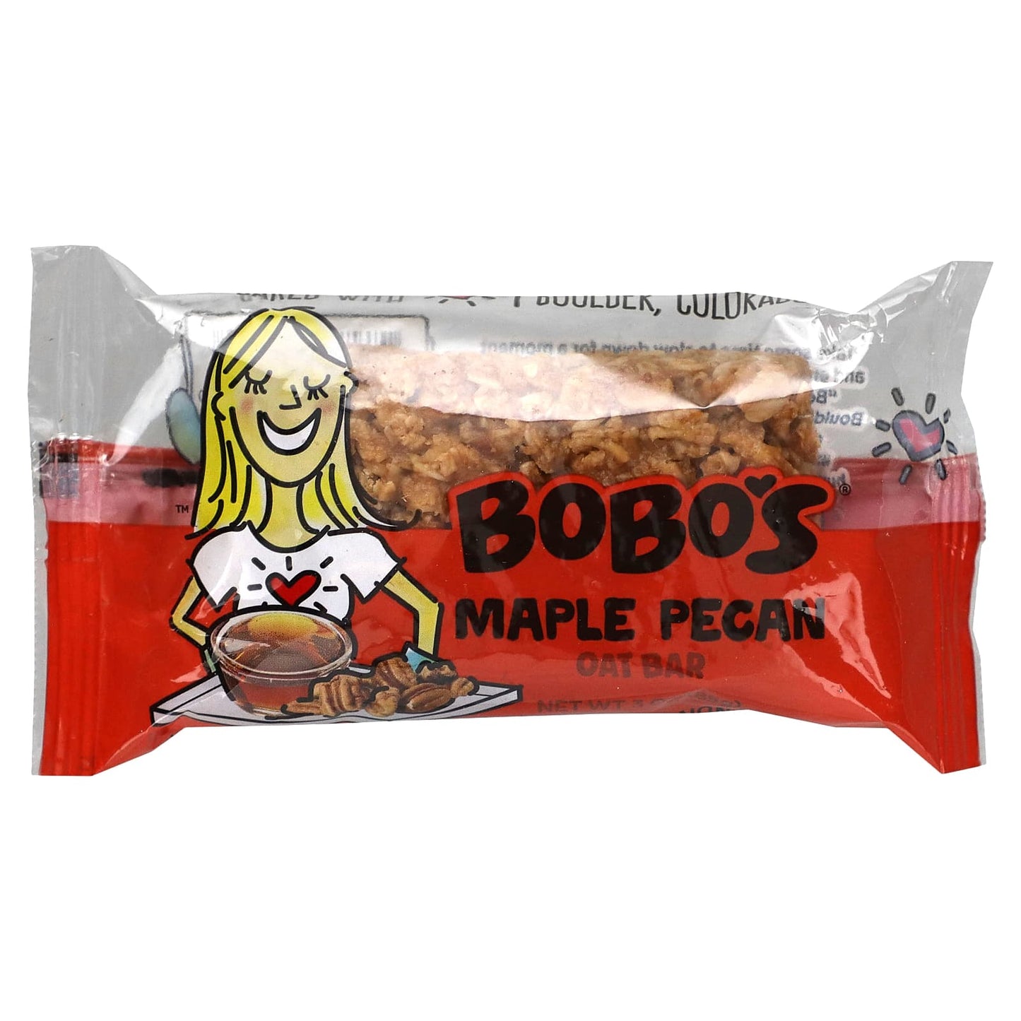 Bobo's Oat Bars, Maple Pecan, 12 Bars, 3 oz (85 g) Each