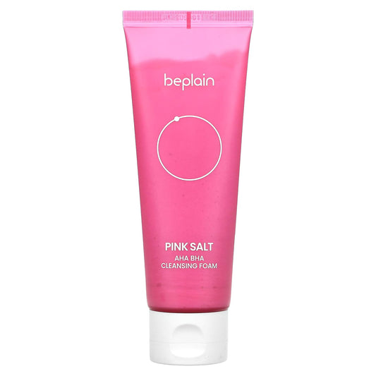 Beplain-Pink Salt-AHA BHA Cleansing Foam-4.05 fl oz (120 ml)