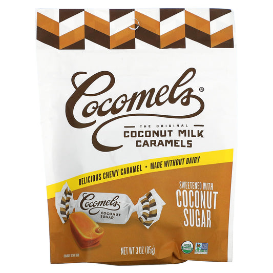 Cocomels-Coconut  Milk Caramels-Coconut Sugar-3 oz (85 g)