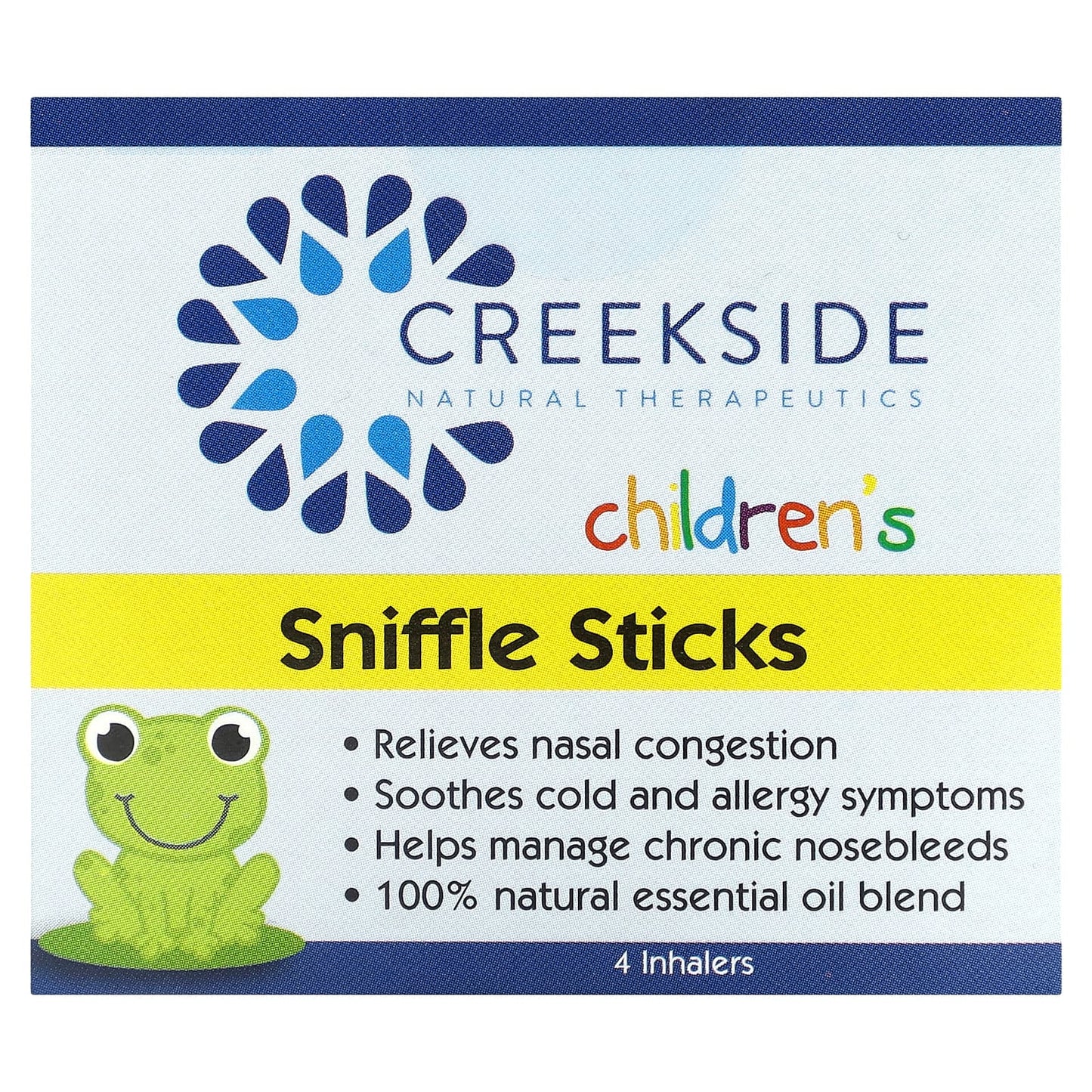 Creekside Natural Therapeutics-Children's Sniffle Sticks-4 Inhalers