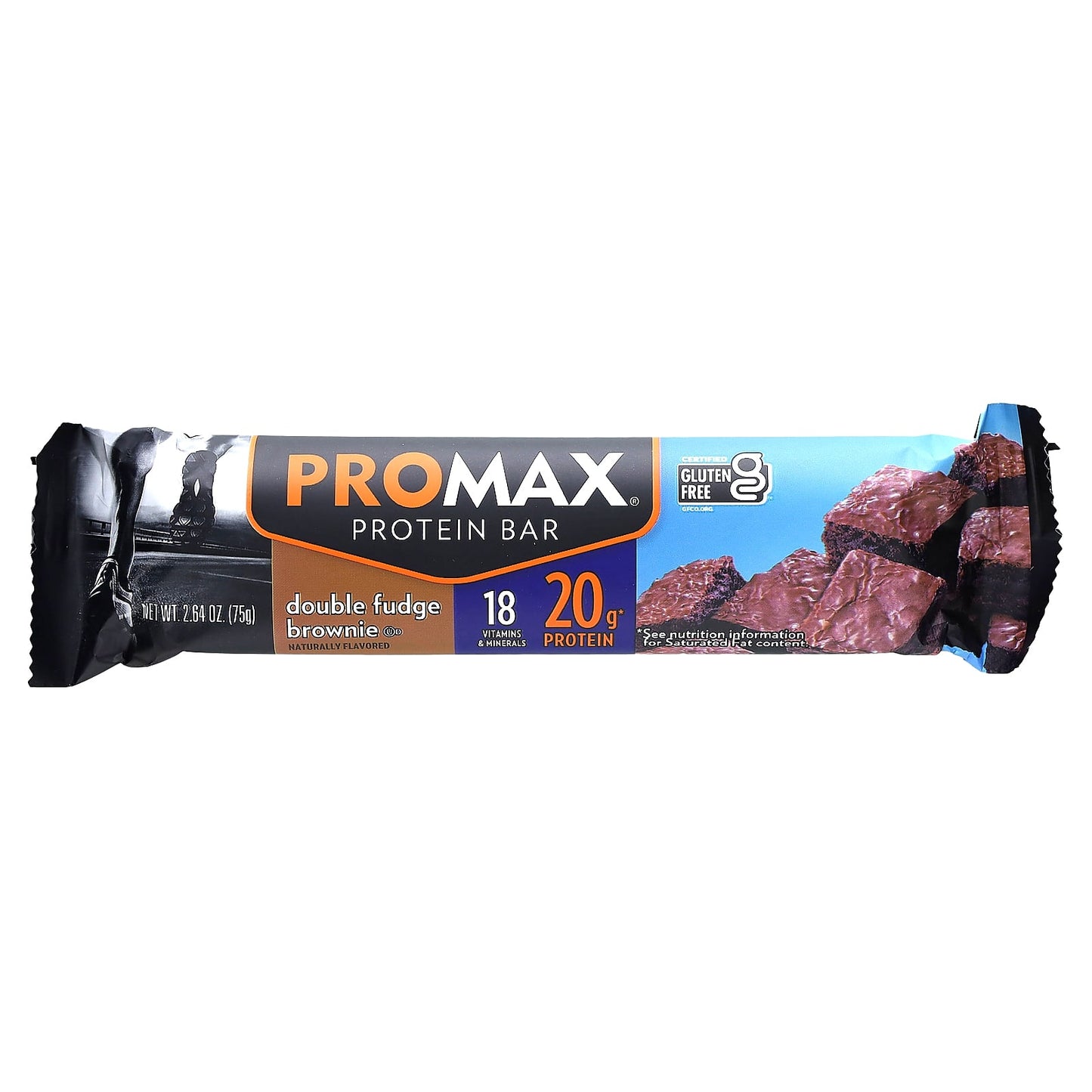 NuGo Nutrition, ProMax Protein Bar, Double Fudge Brownie, 12 Bars, 2.64 oz (75 g) Each