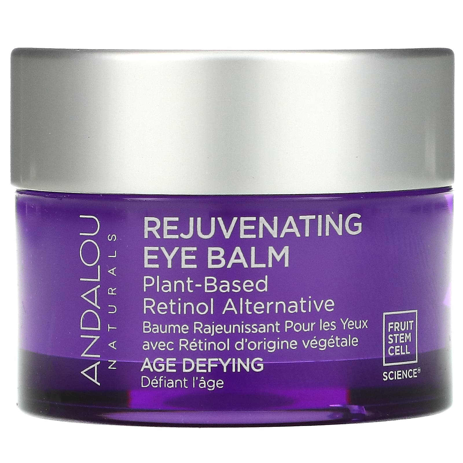 Andalou Naturals-Rejuvenating Eye Balm-Plant-Based Retinol Alternative-Age Defying-0.45 oz (13 g)