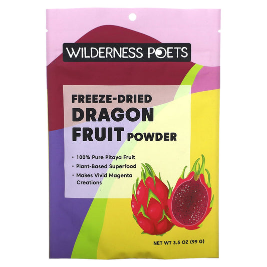 Wilderness Poets-Freeze Dried Dragon Fruit Powder-3.5 oz (99 g)