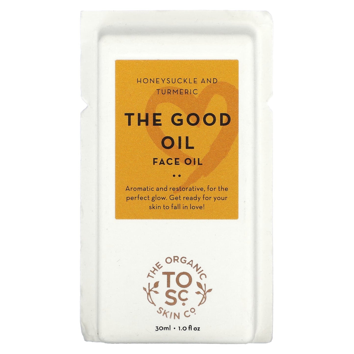 The Organic Skin Co., The Good Oil, Face Oil, Honeysuckle and Turmeric, 1 fl oz (30 ml)