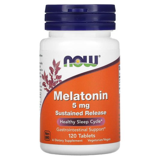 NOW Foods-Melatonin-5 mg-120 Tablets