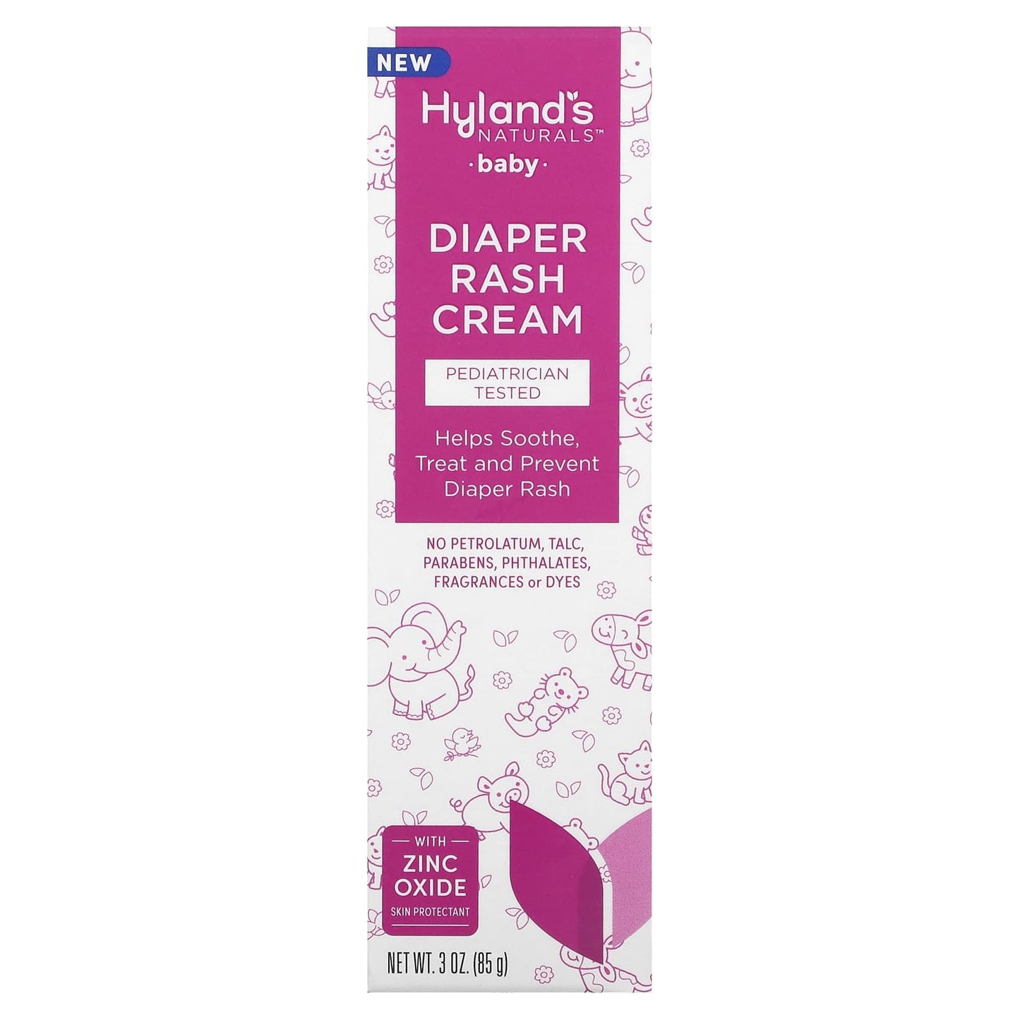 Hyland's Naturals, Baby Diaper Rash Cream, 3 oz (85 g)