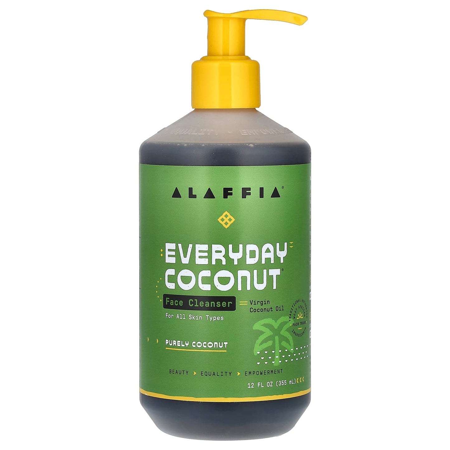 Alaffia-Everyday Coconut-Face Cleanser-12 fl oz (355 ml)