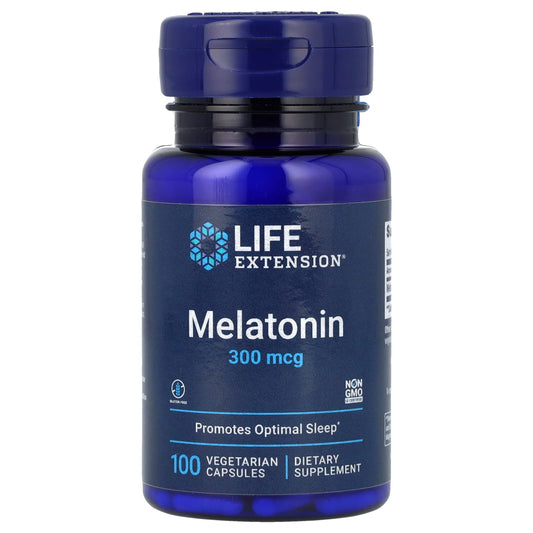 Life Extension-Melatonin-300 mcg-100 Vegetarian Capsules