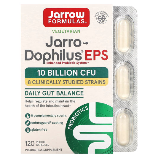 Jarrow Formulas-Jarro-Dophilus EPS-10 Billion-120 Veggie Caps (5 Billion per Capsule)