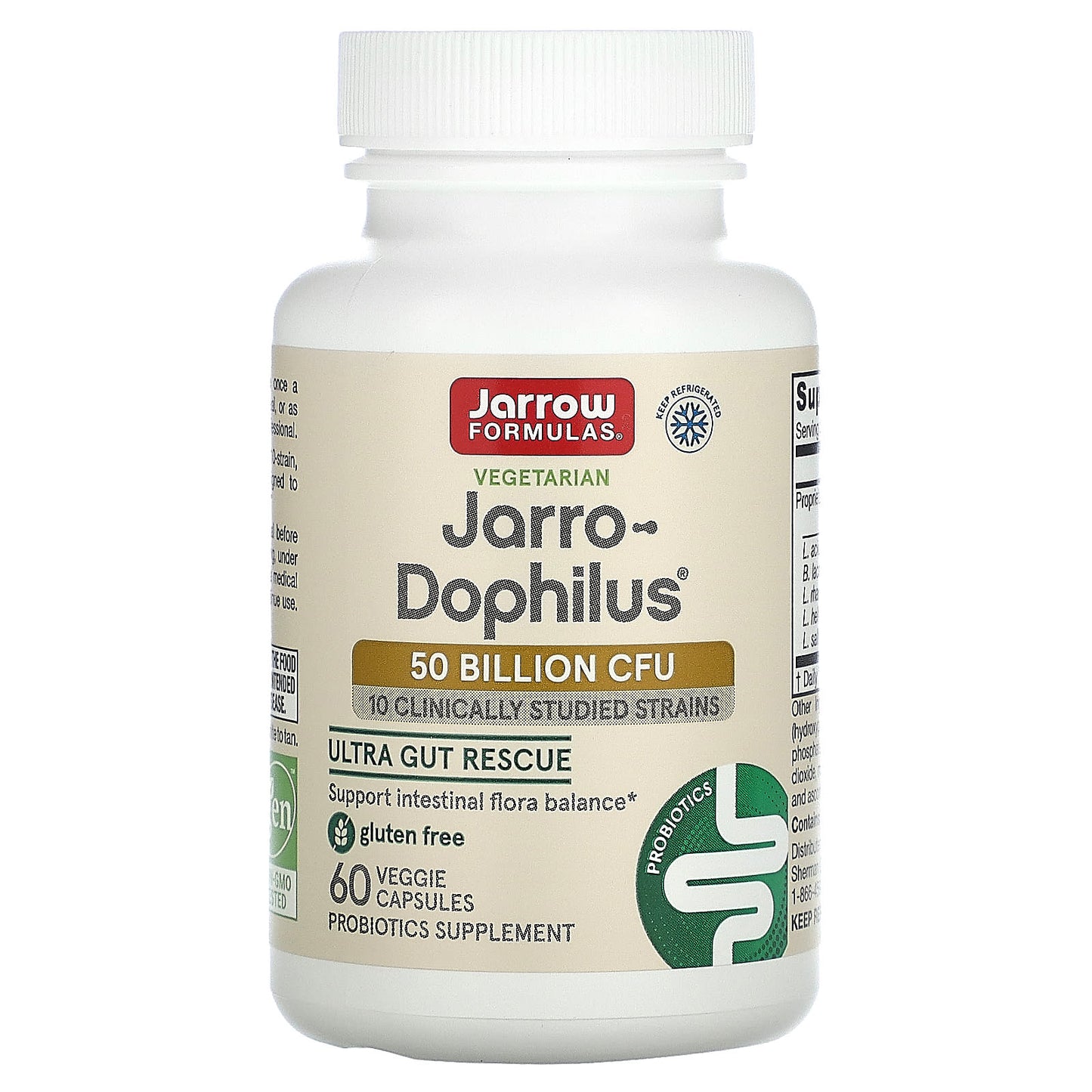 Jarrow Formulas, Jarro-Dophilus, 50 Billion CFU, 60 Veggie Capsules