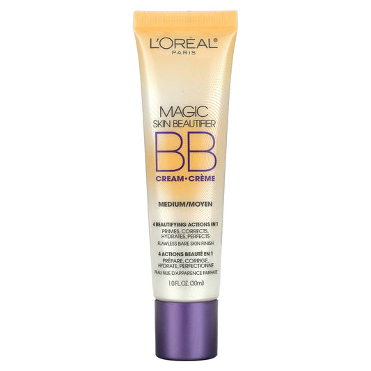 L'Oréal-Magic Skin Beautifier-BB Cream-814 Medium-1 fl oz (30 ml)