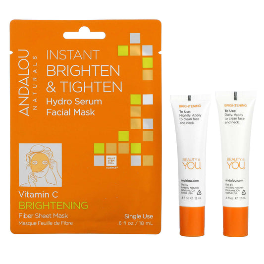 Andalou Naturals-Brightening Day to Night-3 Piece Kit