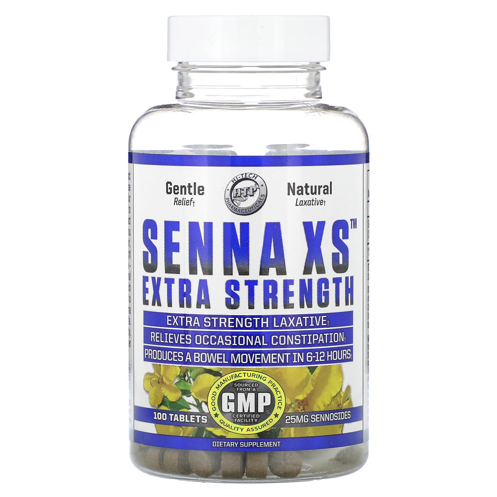 Hi Tech Pharmaceuticals-Senna XS-Extra Strength-100 Tablets