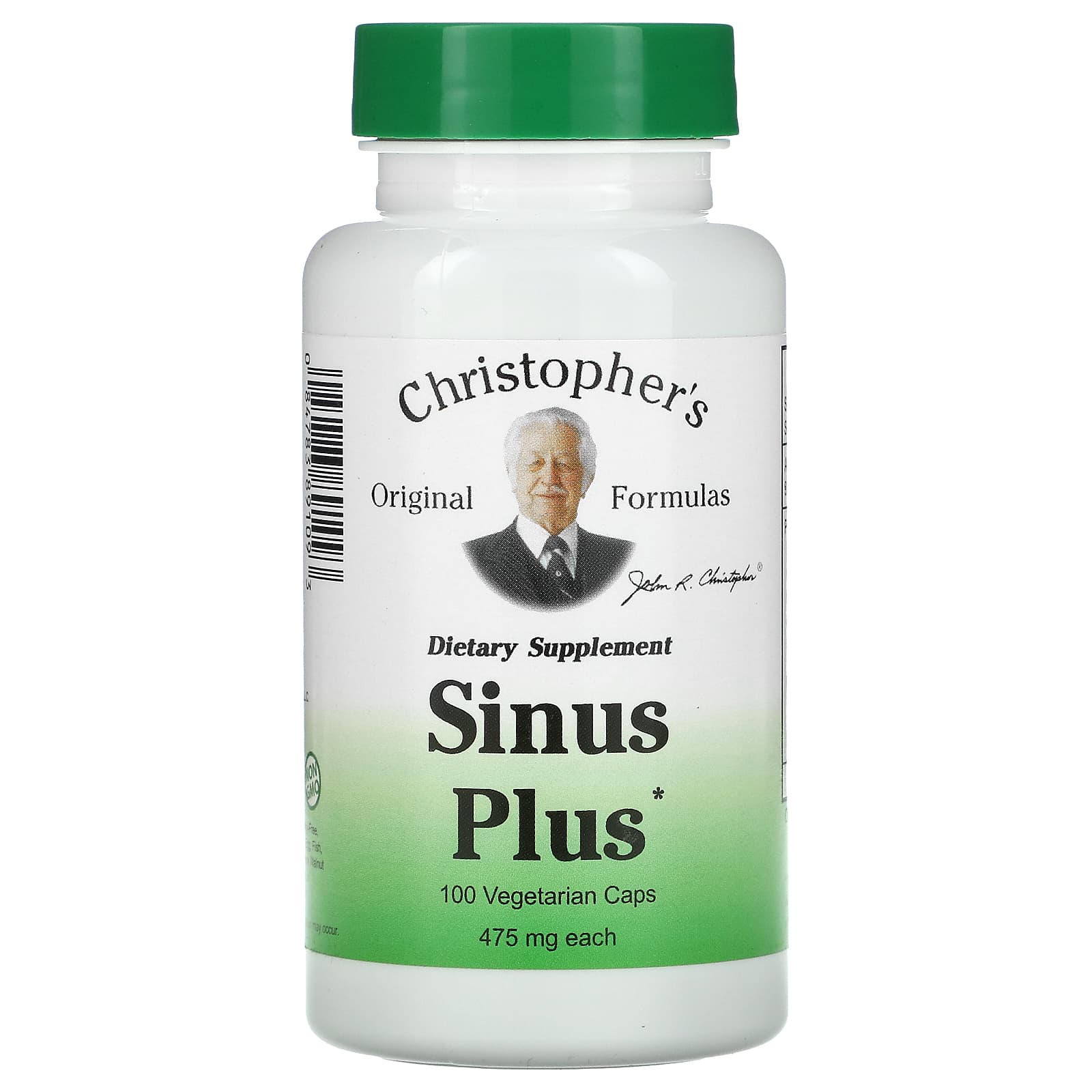 Christopher's Original Formulas-Sinus Plus-475 mg-100 Vegetarian Caps