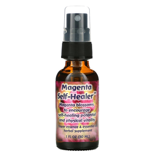 Flower Essence Services-Magenta Self-Healer-Flower Essence & Essential Oil-1 fl oz (30 ml)