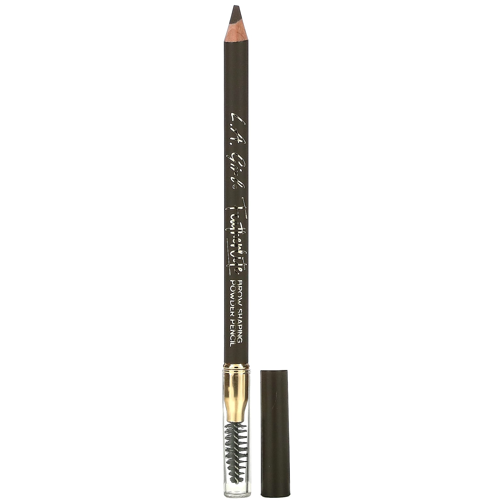 L.A. Girl-Featherlite Brow Shaping Powder Pencil-Dark Brown-0.04 oz (1.1 g)