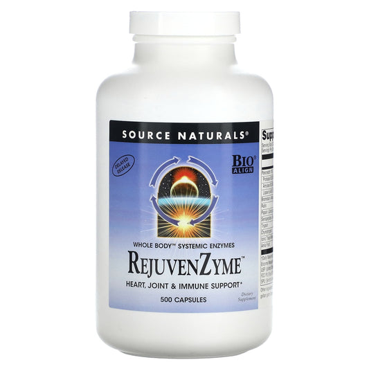 Source Naturals-RejuvenZyme-500 Capsules