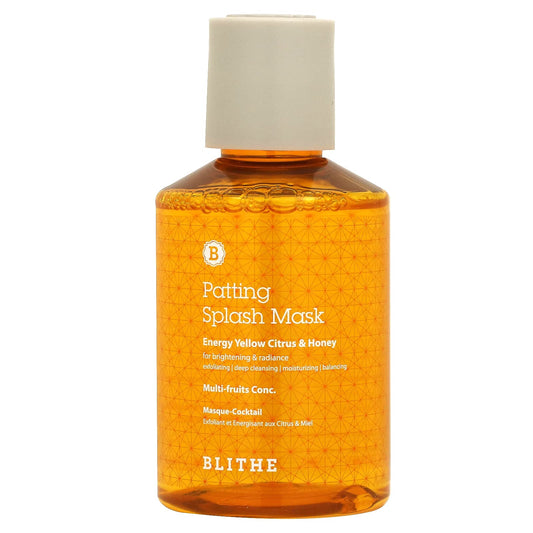 Blithe-Patting Splash Mask-Energy Yellow Citrus & Honey-5.07 fl oz (150 ml)