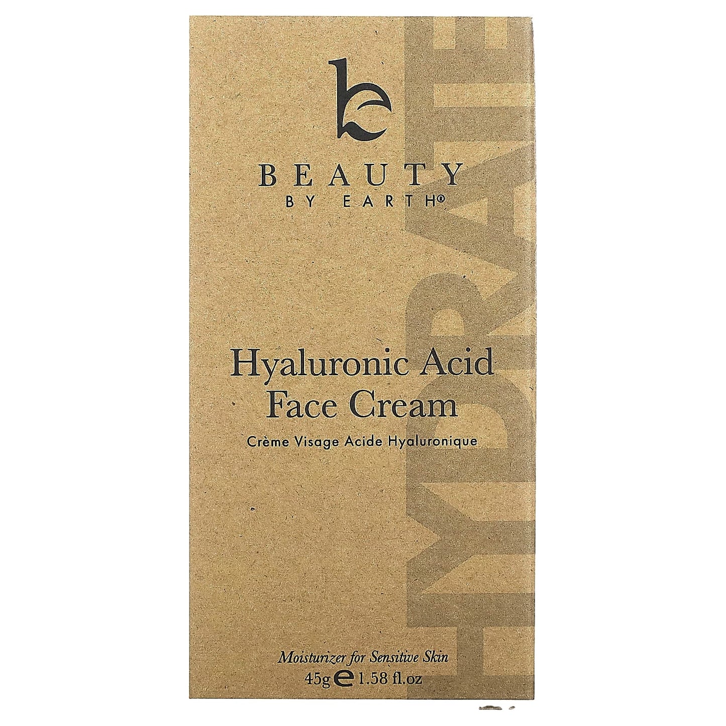 Beauty By Earth, Hyaluronic Acid Face Cream , 1.58 fl oz (45 g)