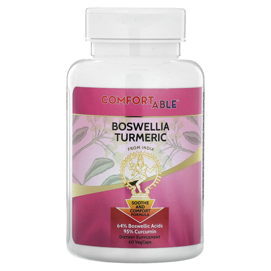 LifeTime Vitamins-Comfortable-Boswellia Turmeric-60 VegCaps