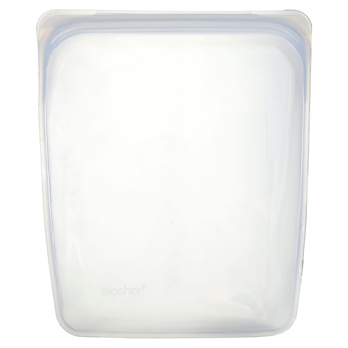 Stasher, Reusable Silicone Food Bag, Half Gallon, Clear, 64.2 fl oz (1.92  l)