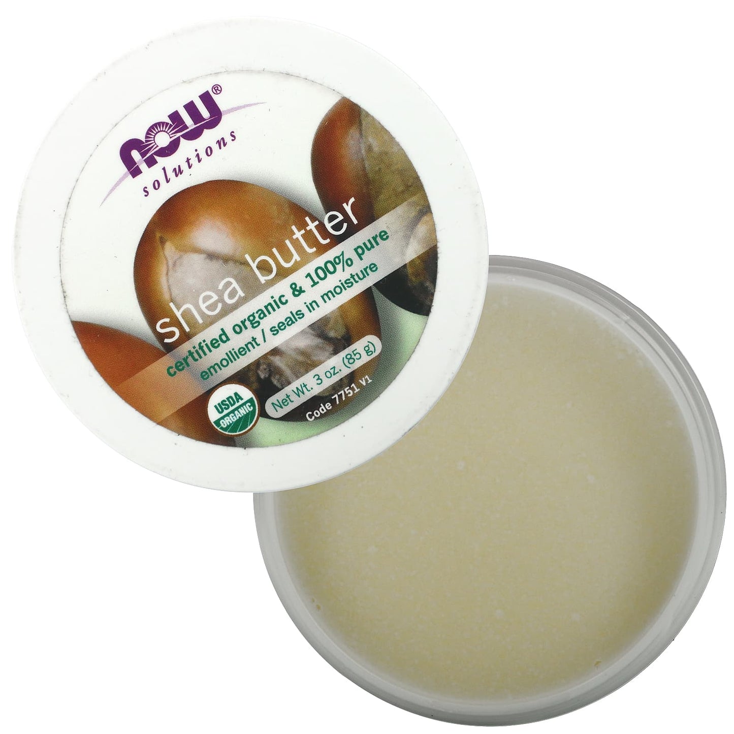 NOW Foods, Solutions, Organic Shea Butter, 3 oz (85 g)