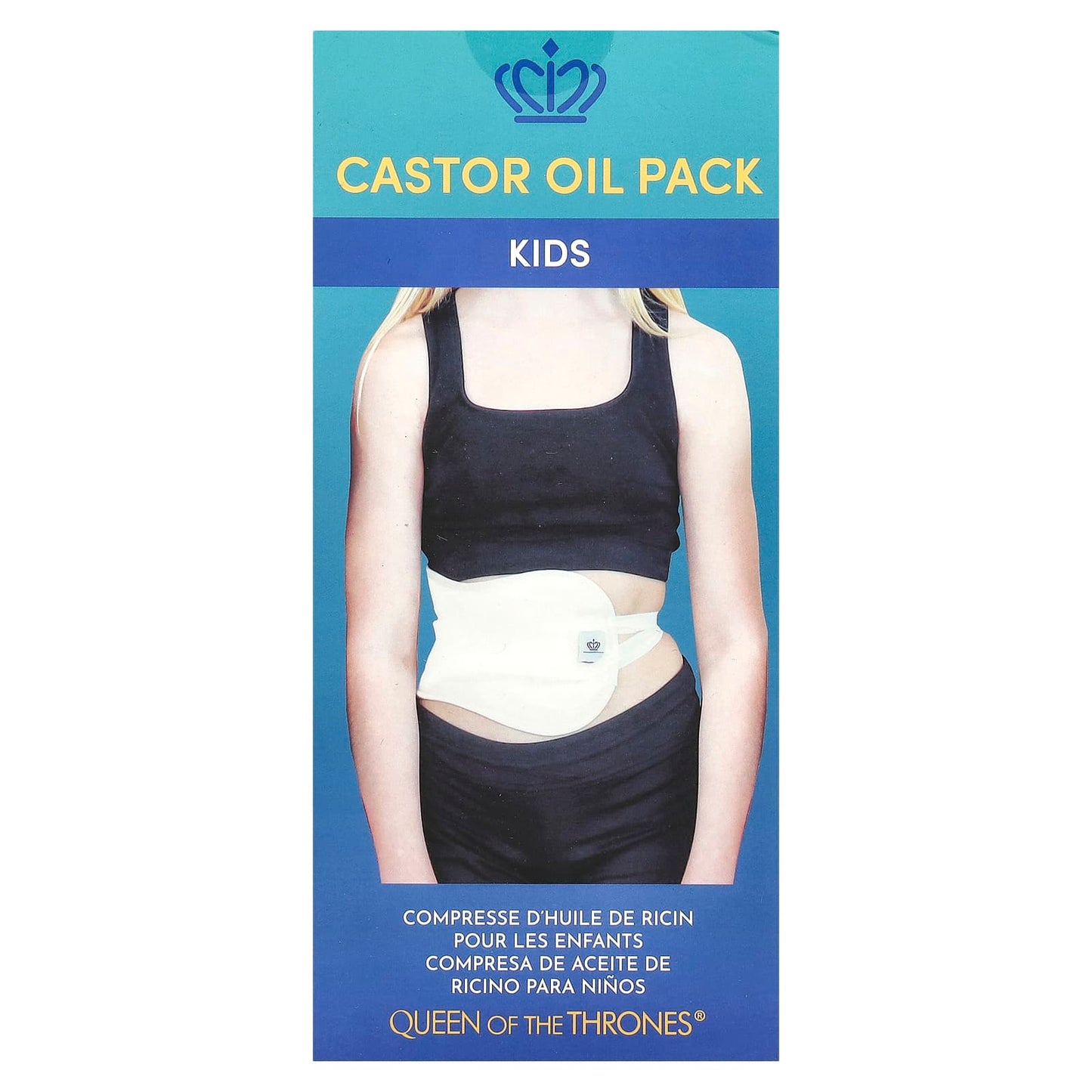 Queen of the Thrones-Castor Oil Pack-Kids-1 Count