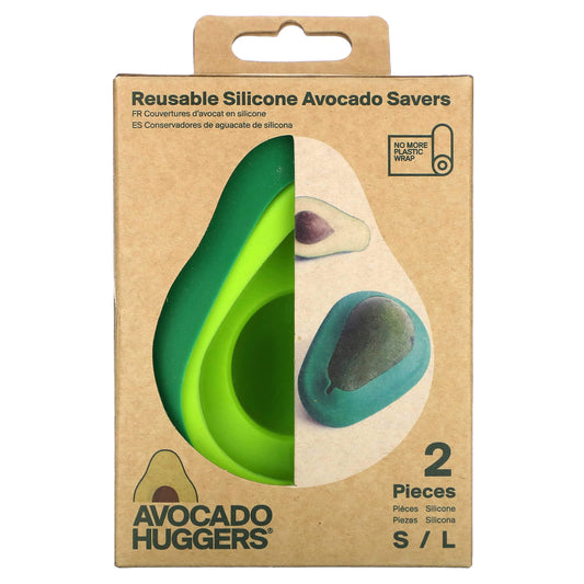 Food Huggers-Avocado Huggers-Reusable Silicone Avocado Savers-2 Pieces