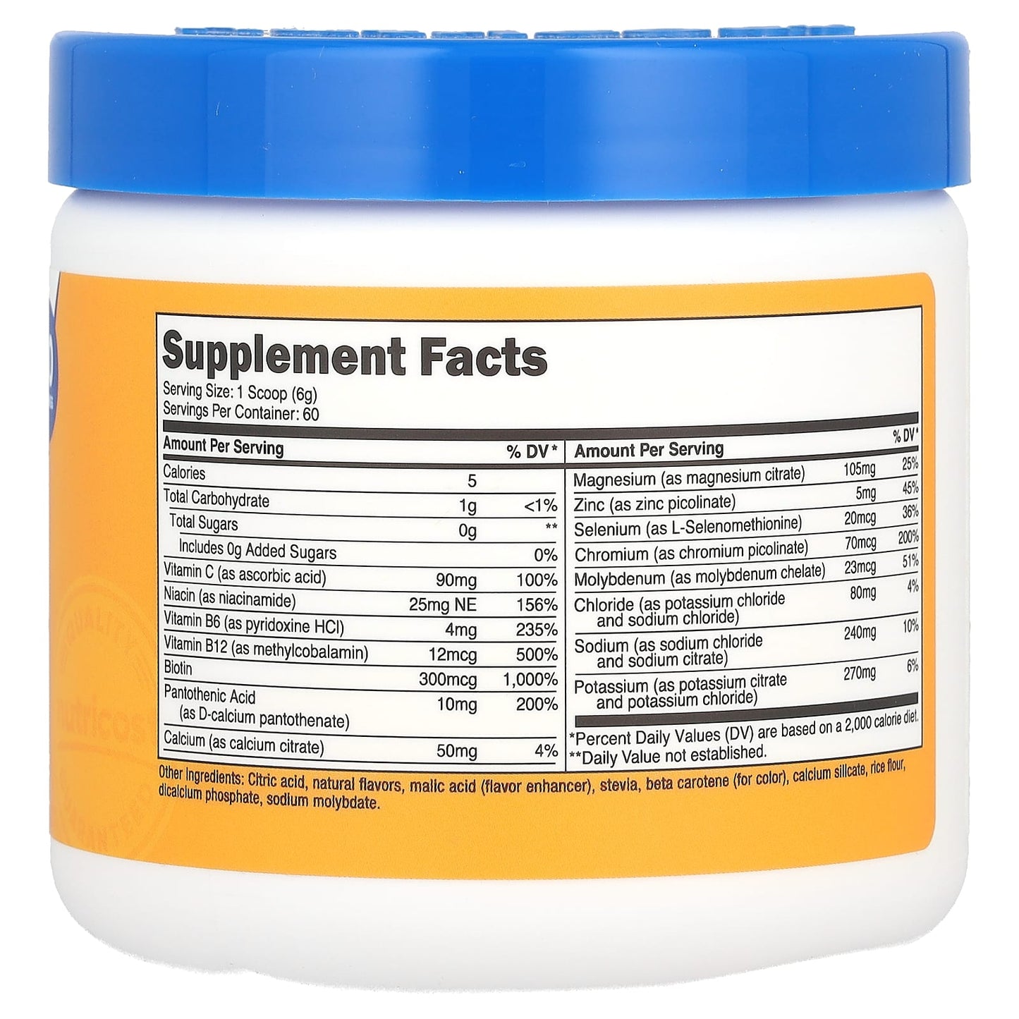 Nutricost, Electrolytes, Orange Mango, 12.2 oz (342 g)