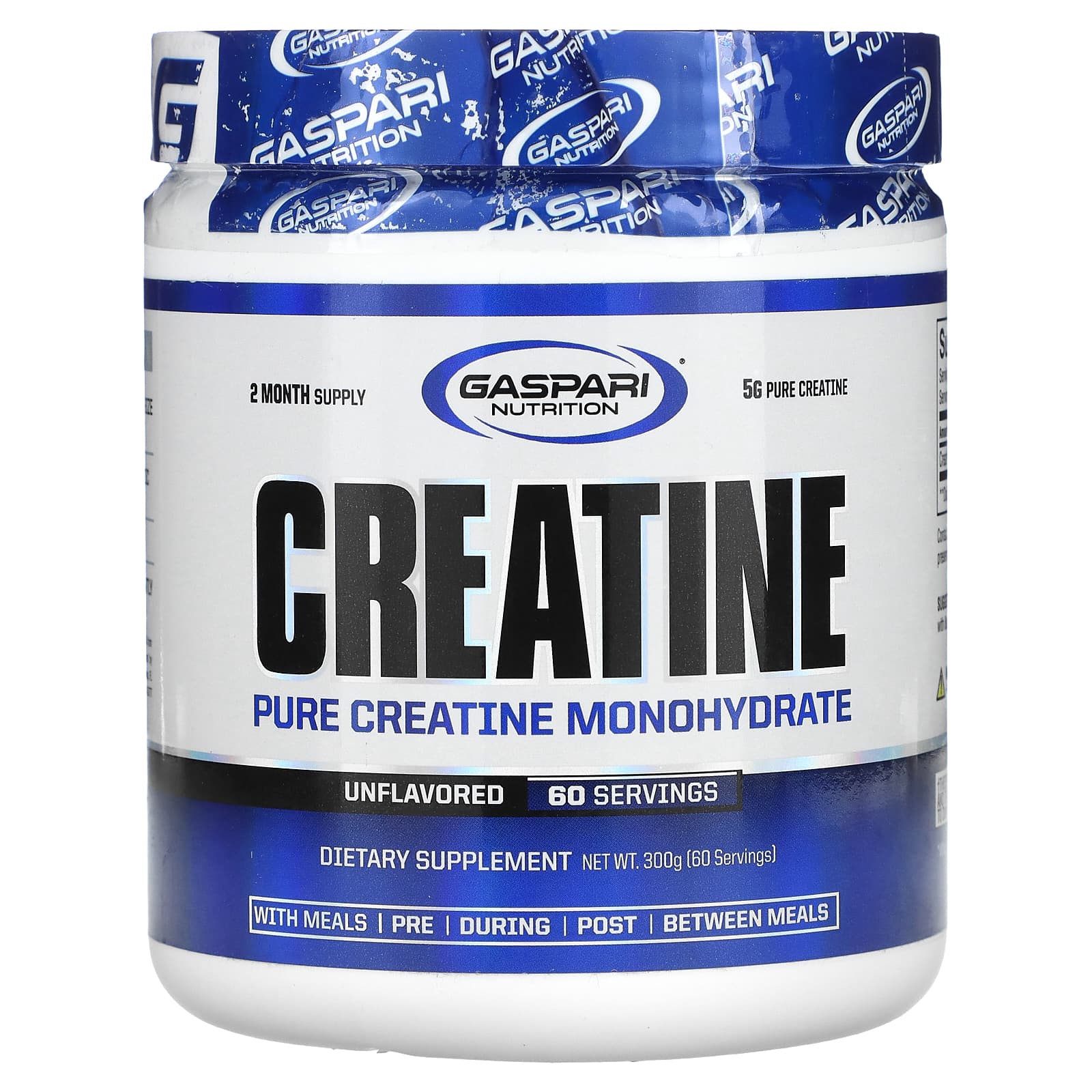 Gaspari Nutrition-Creatine-Unflavored-300 g