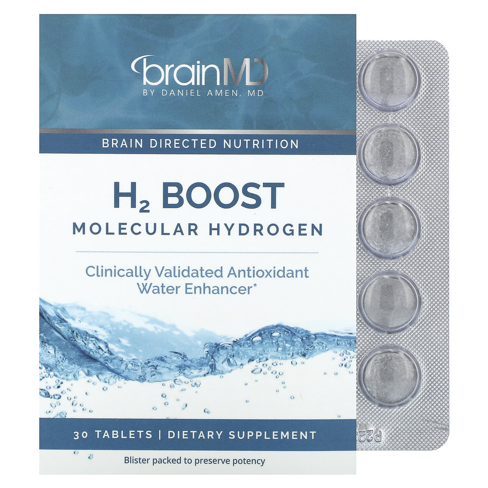 BrainMD-H2 Boost Molecular Hydrogen-30 Tablets