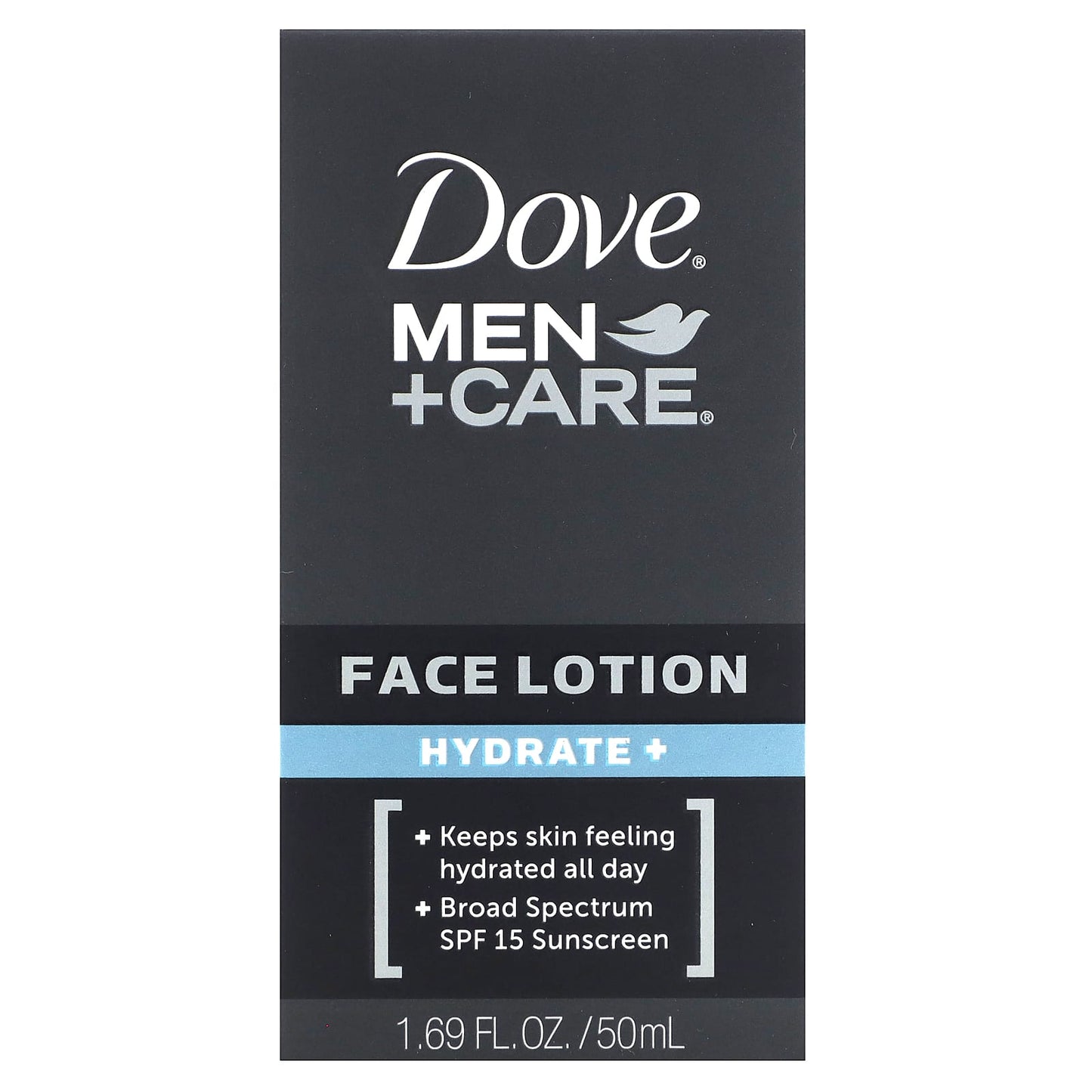 Dove, Men + Care, Face Lotion, Hydrate +, SPF 15, 1.69 fl oz (50 ml)