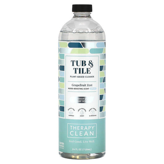 Therapy Clean-Tub & Tile-Plant-Based Cleaner-Grapefruit Zest-24 fl oz (710 ml)