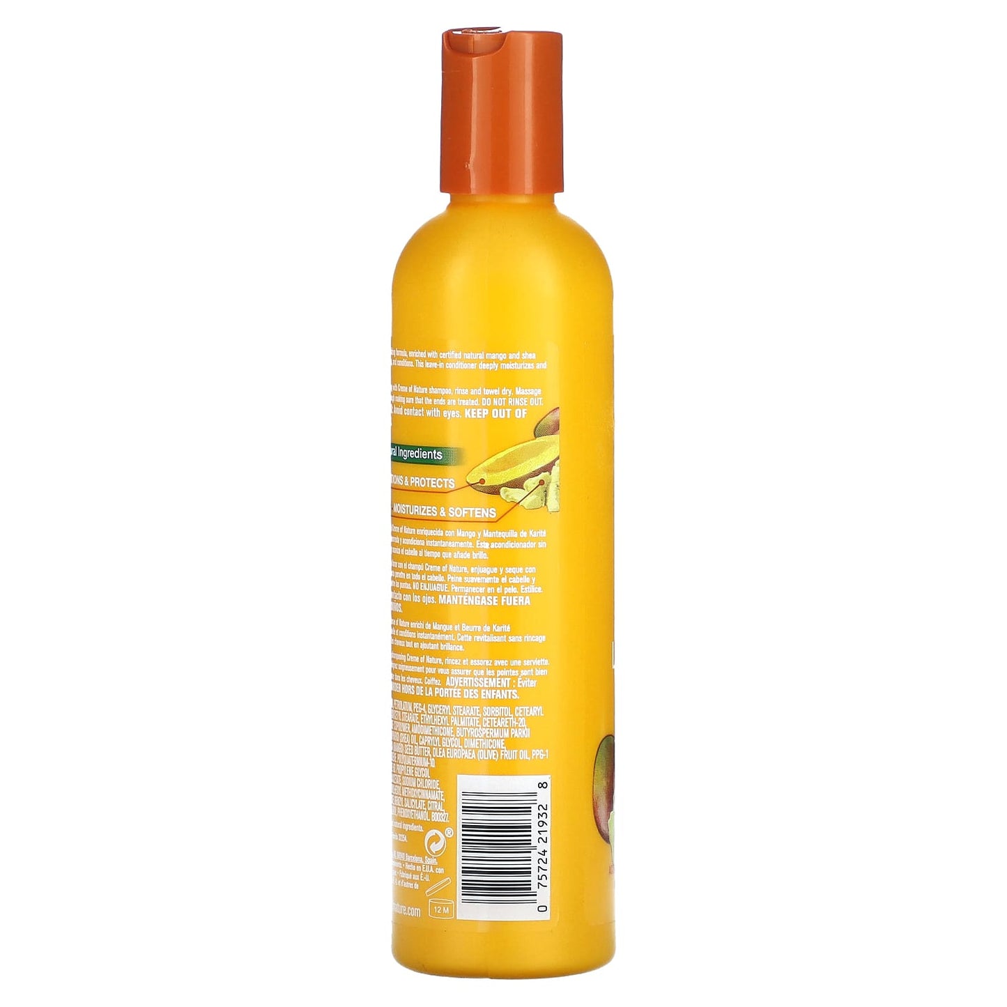 Creme Of Nature, Ultra-Moisturizing Leave-In Conditioner, Mango & Shea Butter, 8.45 fl oz (250 ml)