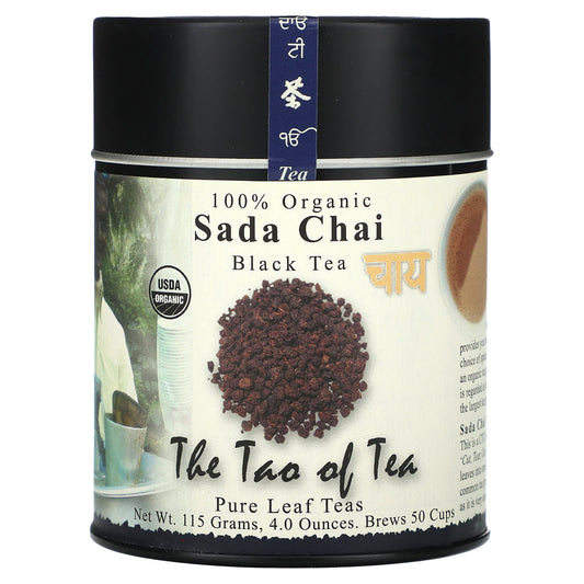 The Tao of Tea-100% Organic Black Tea-Sada Chai-4 oz (115 g)