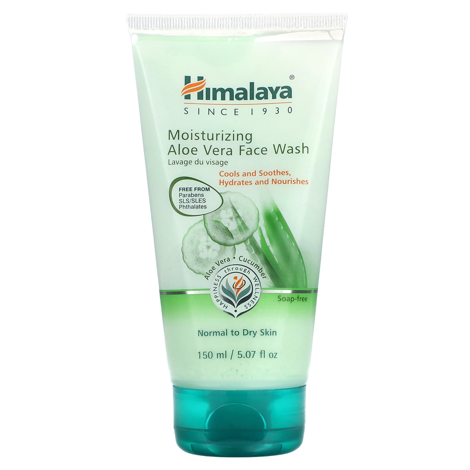 Himalaya-Moisturizing Aloe Vera Face Wash-5.07 fl oz (150 ml)